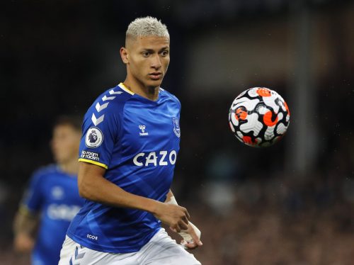 Everton forward Richarlison in action