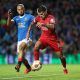 Kemar Roofe chases down the ball for Rangers