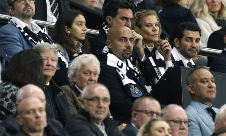 Amanda Staveley watches Newcastle in action