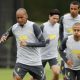 Fabinho and Thiago in Liverpool training