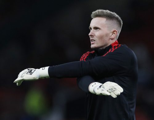 Reported Newcastle target Dean Henderson warms up