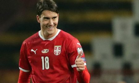 dusan-vlahovic-celebrates-scoring-for-serbia