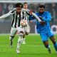 Juventus star Weston McKennie duels for the ball