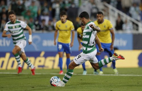 Pedro Porro in action for Sporting CP
