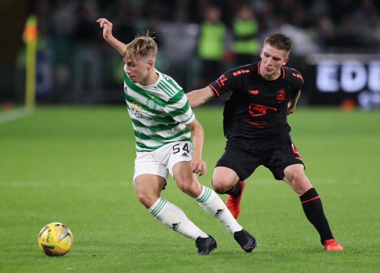 Celtic: Rogic, Forrest and Montgomery struggle v Hearts