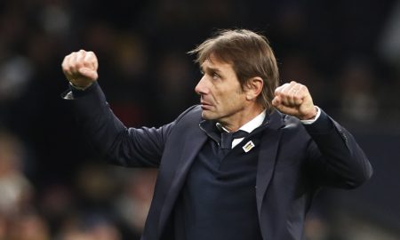 conte on the spurs touchline