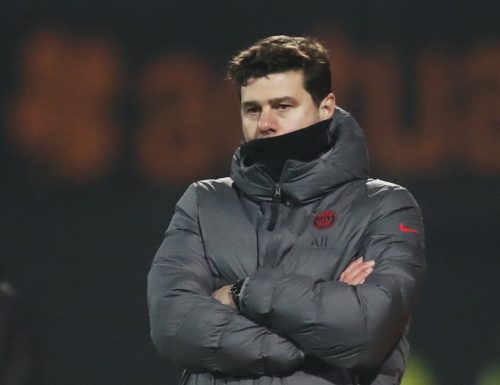 Mauricio Pochettino on the touchline