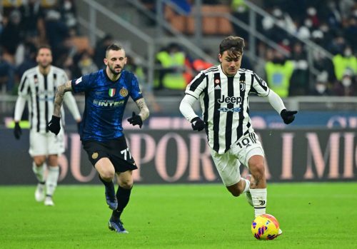 juventus star paulo dybala against inter milan