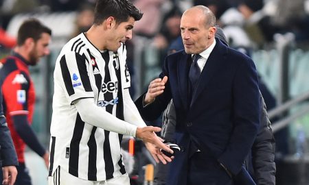 Alvaro Morata in action for Juventus
