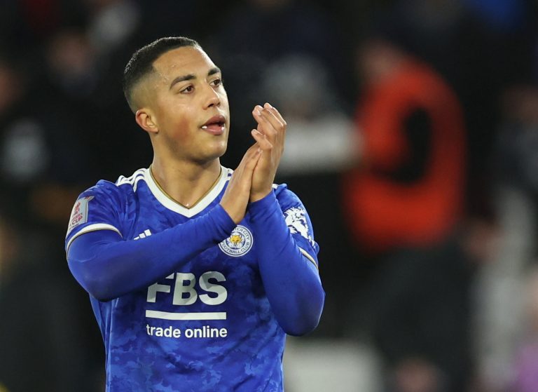 Youri Tielemans in action for Leicester City
