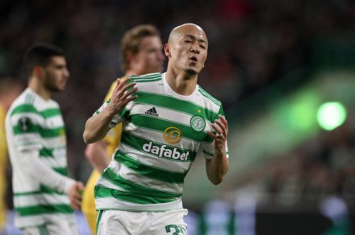 Daizen Maeda in action for Celtic