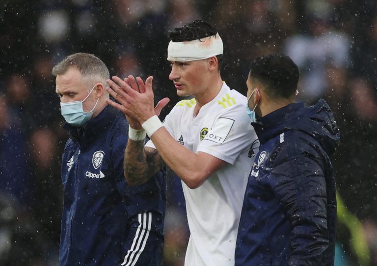 Leeds: Alex McLeish raises concerns over Robin Koch head injury