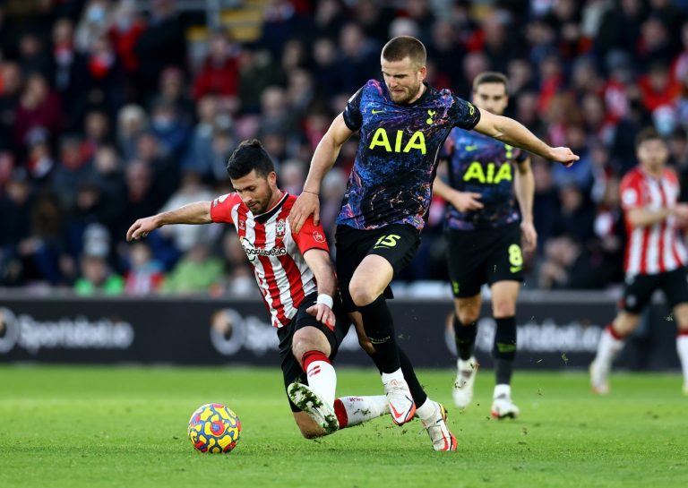 eric dier battles against southampton