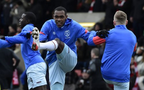 west ham defender issa diop vs kidderminster