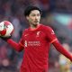 Liverpool forward Takumi Minamino