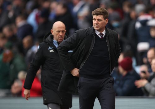 Aston Villa manager Steven Gerrard
