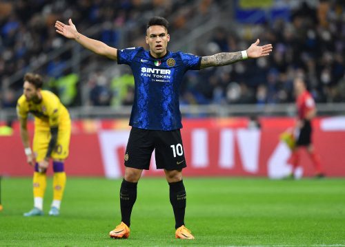 Lautaro Martinez in action for Inter Milan