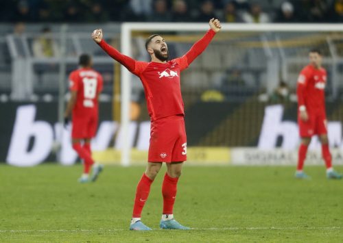 Josko Gvardiol celebrates a goal