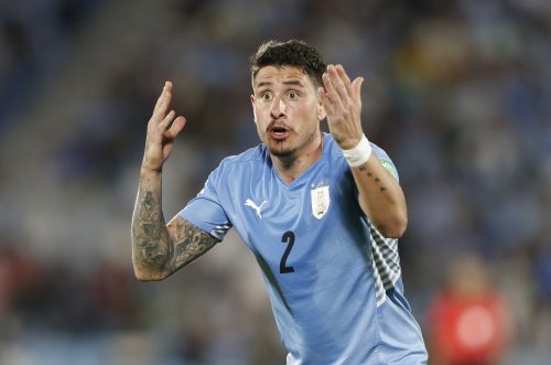 Atletico defender Jose Gimenez for Uruguay