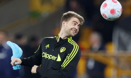 Leeds striker Patrick Bamford