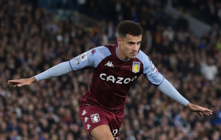 Aston Villa attacker Philippe Coutinho