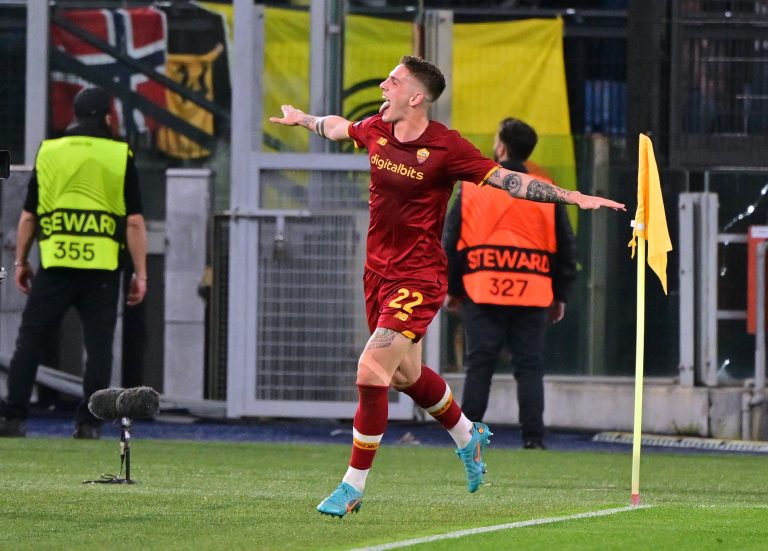 Roma winger Nicolo Zaniolo