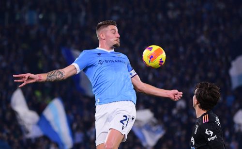 Lazio midfielder Sergej Milinkovic-Savic