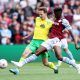 Aston Villa starlet Tim Iroegbunam battles against Norwich