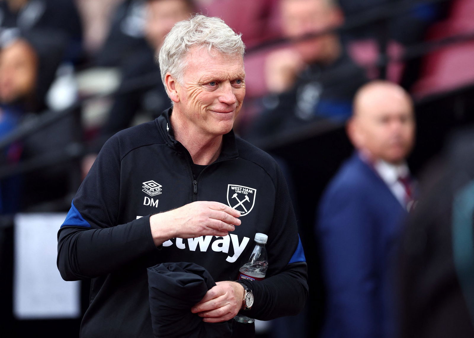 West Ham boss David Moyes on the touchline