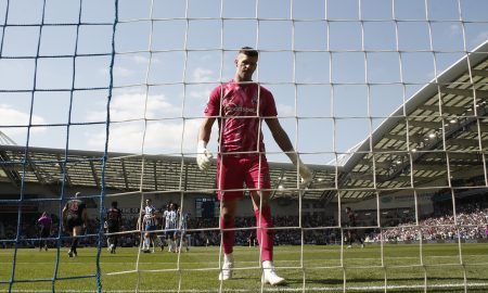 Tottenham transfer target Fraser Forster reacts to conceding a goal