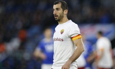 Roma midfielder Henrikh Mkhitaryan