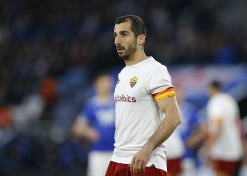 Roma midfielder Henrikh Mkhitaryan
