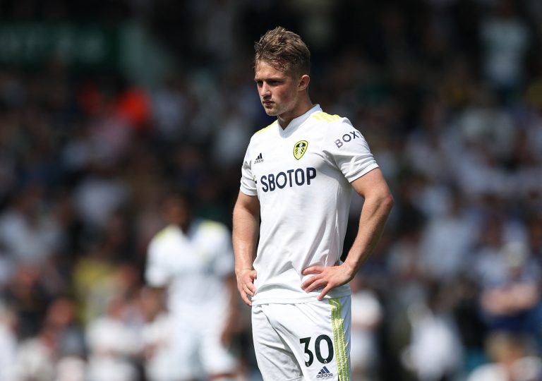 Leeds United forward Joe Gelhardt