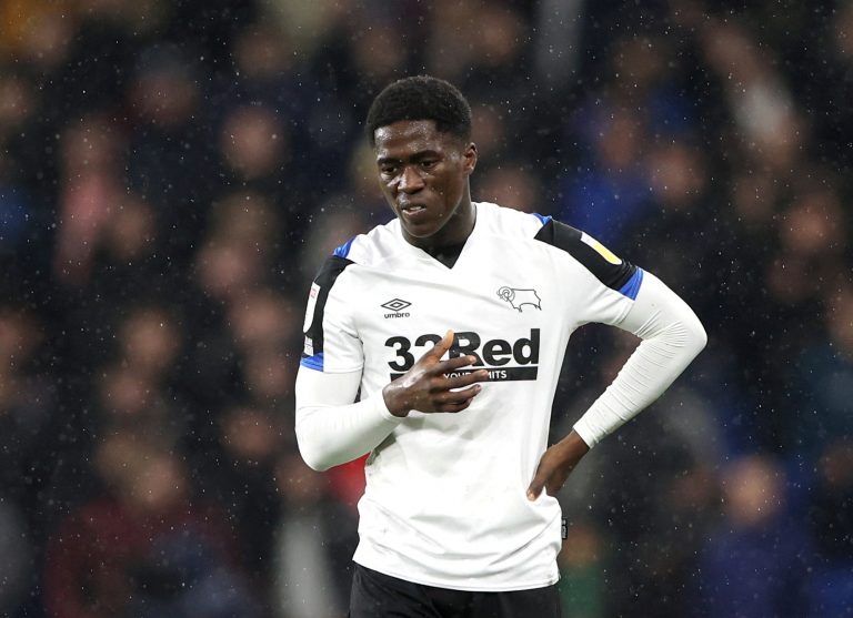 Derby winger Malcolm Ebiowei