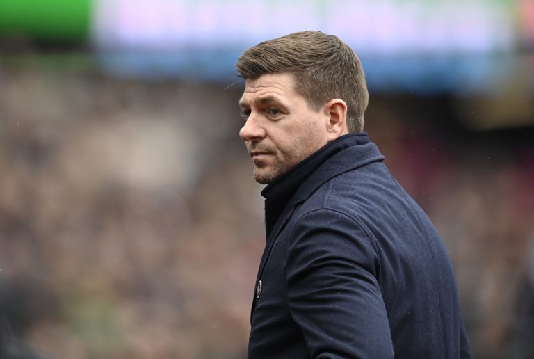 Aston Villa manager Steven Gerrard