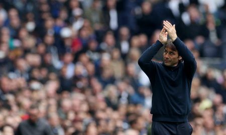 Tottenham manager Antonio Conte applauds