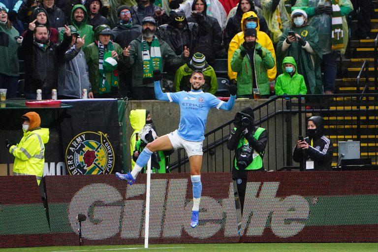 New York City striker Valentin Castellanos