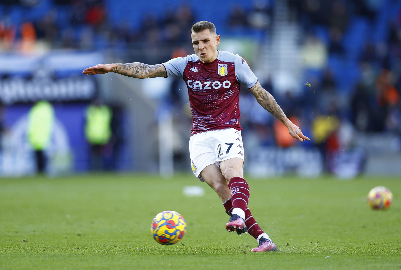 Aston Villa defender Lucas Digne