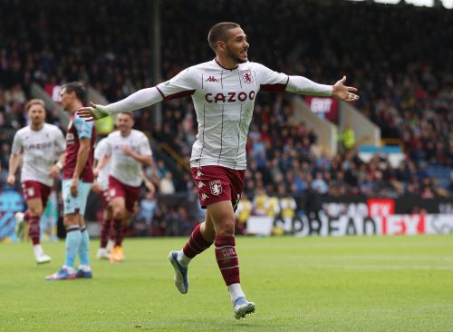 Aston Villa midfielder Emiliano Buendia