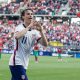 Brenden Aaronson celebrates scoring for USMNT