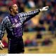 Goalkeeper David James in action for Liverpool in the Premier League