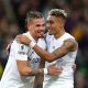 Kalvin Phillips and Raphinha at Leeds United