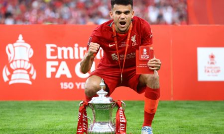 Liverpool forward Luis Diaz