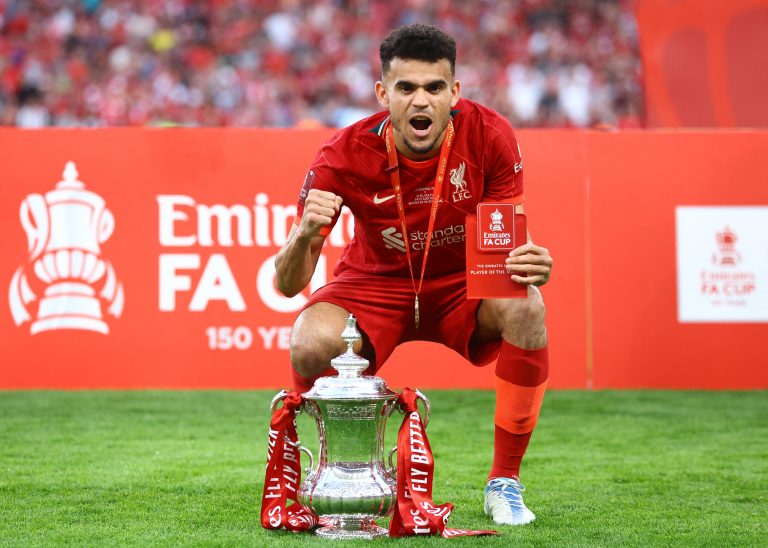 Liverpool forward Luis Diaz