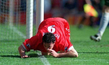 Robbie Fowler's controversial line celebration for Liverpool