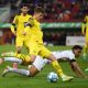 Thorgan Hazard of Borussia Dortmund shoots