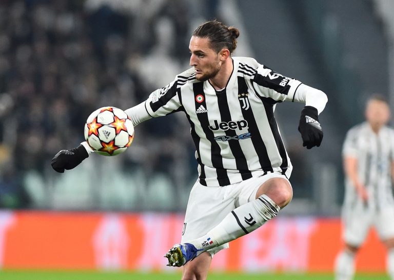 Juventus midfielder Adrien Rabiot