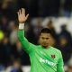 West Ham loanee Alphonse Areola greets supporters