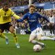 Everton winger Anthony Gordon in action