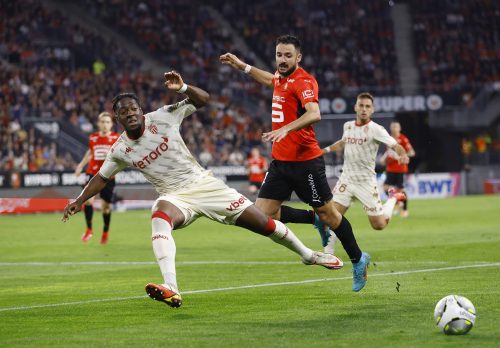 Spurs target Axel Disasi in action for Monaco